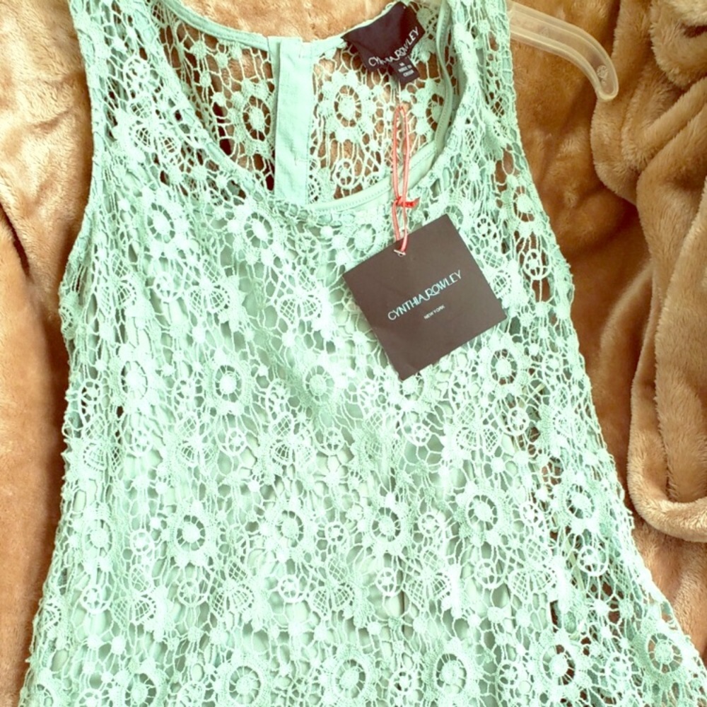 Cynthia Rowley Sexy and Classy Lace Tank